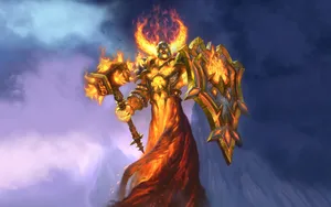 Hearthstone's Ragnaros The Light Lord Wallpaper