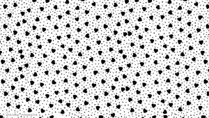 Hearts Black Dot Iphone Landscape Wallpaper
