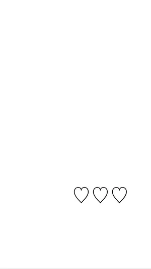 Hearts On White Background Wallpaper