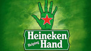 Heineken Lager Beer Helping Hand Logo Wallpaper