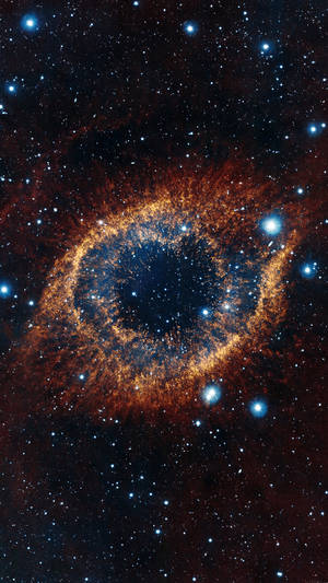 Helix Planetary Nebula Smartphone Background Wallpaper