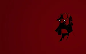 Hellboy Minimalist Artwork Wallpaper