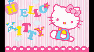 Hello Kitty Cute Letters Wallpaper