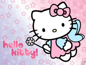 Hello Kitty Pink Fairy Wallpaper
