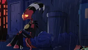 Helluva Boss Lonely Blitzo Wallpaper