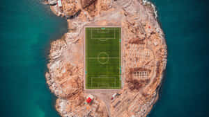 Henningsvaer Stadium Football Field Wallpaper