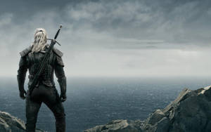 Henry Cavill Backshot The Witcher Wallpaper