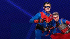 Henry Danger With Captain Man Wallpaper