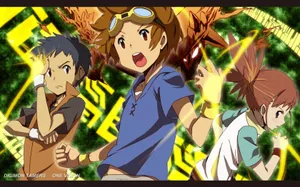 Henry Takato And Rika Digimon Wallpaper