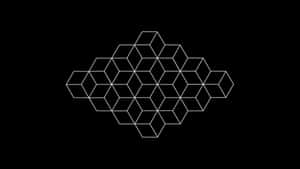 Hexagonal Pattern Blackand White4 K Wallpaper