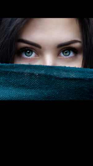 Hidden Eyes Woman Wallpaper