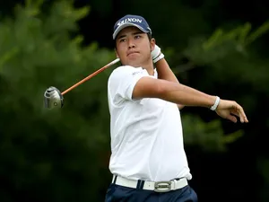 Hideki Matsuyama Golfing Wallpaper