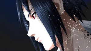 High-definition Sasuke Uchiha Cover Wallpaper