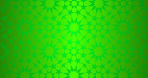 Hijau Star Abstract Wallpaper