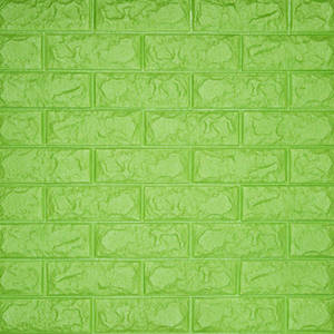 Hijau Wall Bricks Wallpaper