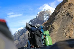 Hiking In The Mountains Of Kyrgyzstan Wallpaper