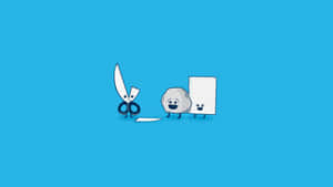 Hilarious Rock, Paper, Scissors Wallpaper