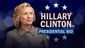 Hillary Clinton Delivering A Powerful Speech Wallpaper