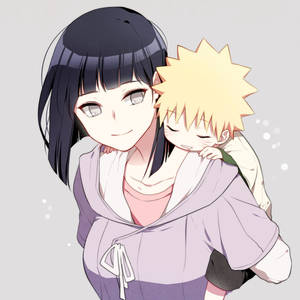 Hinata Hyuga And Baby Boruto Wallpaper