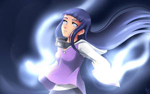 Hinata Hyuga Channels Chakra Wallpaper