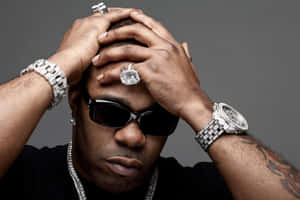 Hip Hop Artist Displaying Jewelry Wallpaper