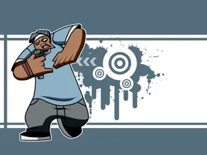 Hip Hop Cartoon Character Wallpaper