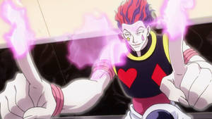 Hisoka 4k Texture Surprise Wallpaper