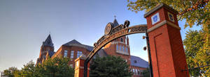 Historical Brick Arch At Saint Louis University Wallpaper