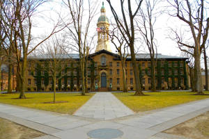 Historical Nassau Hall Princeton University Wallpaper