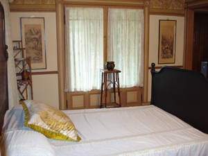 Historical Winchester Mystery House Bedroom Wallpaper