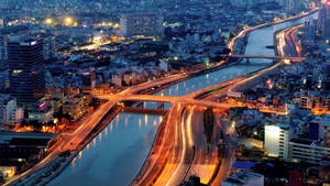 Ho Chi Minh City Orange Bridge Wallpaper