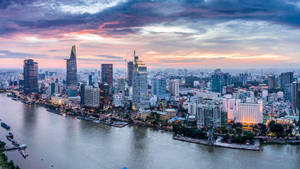 Ho Chin Minh City Modernized City Wallpaper