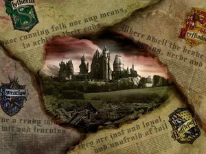 Hogwarts Castle Harry Potter Houses Wallpaper
