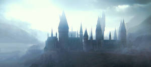 Hogwarts Castle In Mist Wallpaper