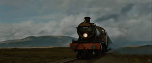 Hogwarts Express On Plains Wallpaper