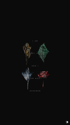 Hogwarts Houses Botanicals Dark Aesthetic Wallpaper