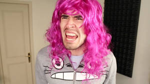 Holasoygerman Wearing Pink Wig Wallpaper
