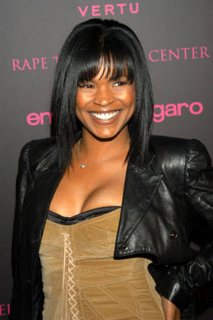 Hollywood Actress Nia Long Exuding Elegance And Grace Wallpaper