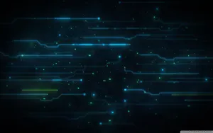 Holographic Circuit Board Wallpaper