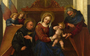 Holy Family Art Wallpaper