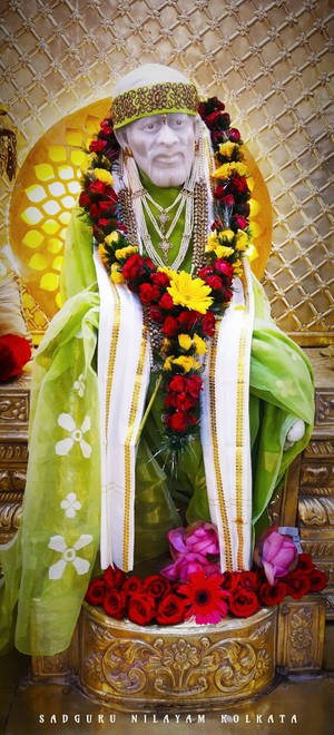 Holy Spiritual Master Sai Baba Phone Wallpaper