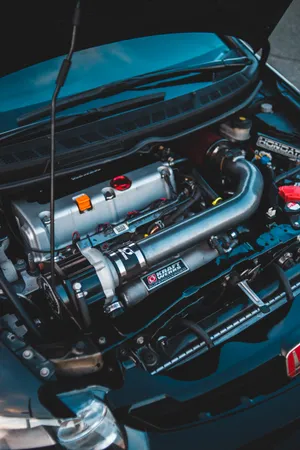Honda Car Modified Engine Wallpaper