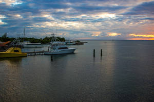 Honduras Ship Harbor Wallpaper