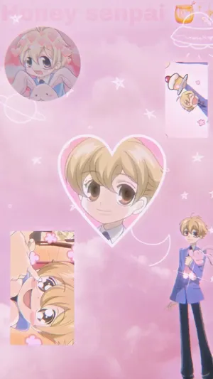 Honey Senpai Anime Collage Wallpaper