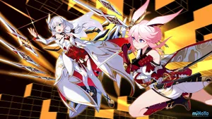 Honkai Impact Celestial Hymn Flame Sakitama Wallpaper