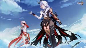 Honkai Impact Onyx Simurgh And Phoenix Wallpaper