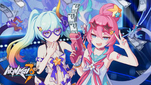 Honkai Impact Roza And Lilya Wallpaper