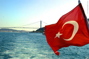 Honorable Flag Of Istanbul Wallpaper