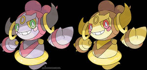 Hoopa And Shiny Hoopa Wallpaper