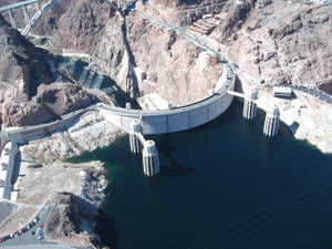 Hoover Dam Top View Wallpaper